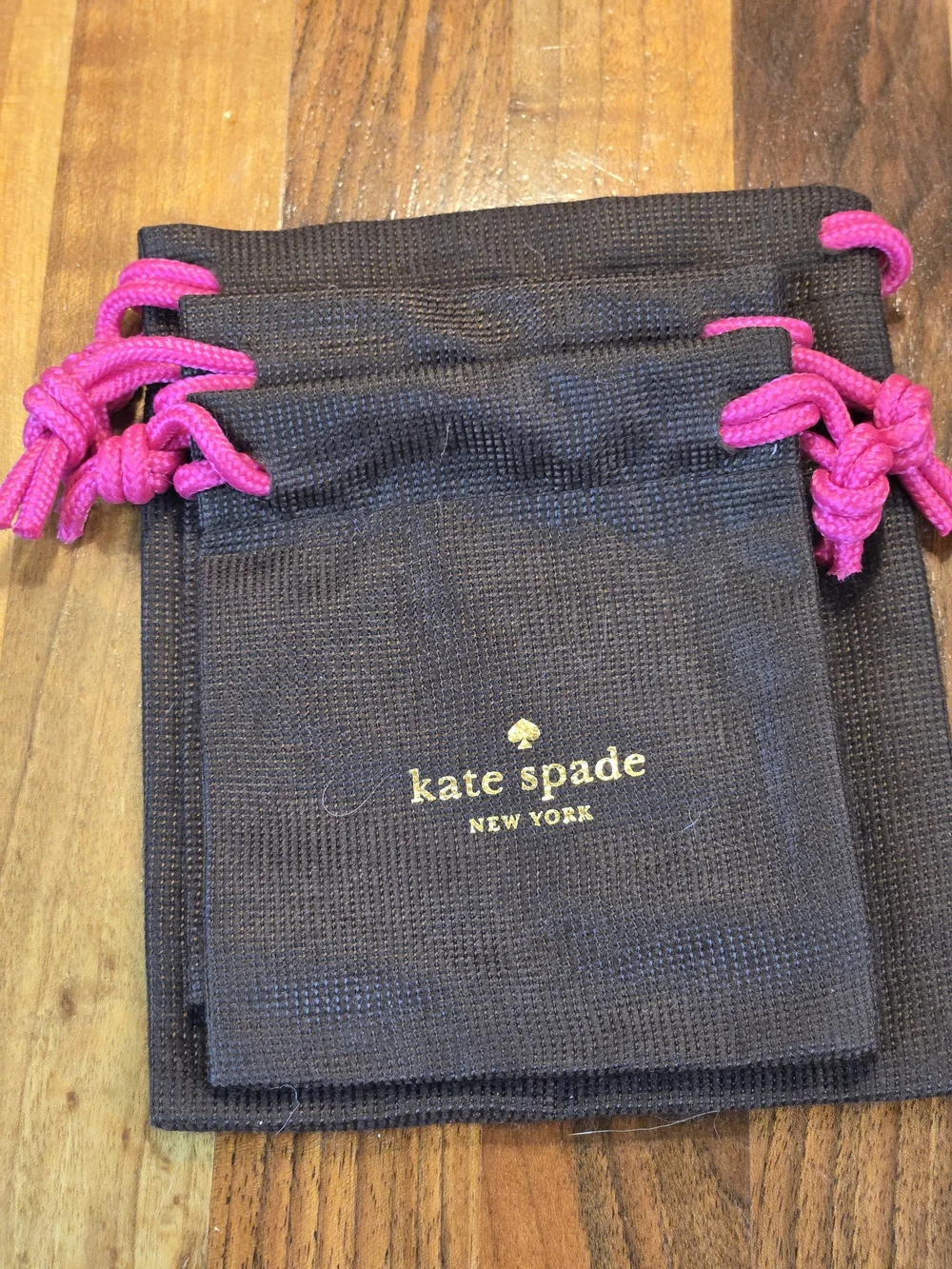 Kate Spade New York | Set of 3 Small Jewelry Dust Bags